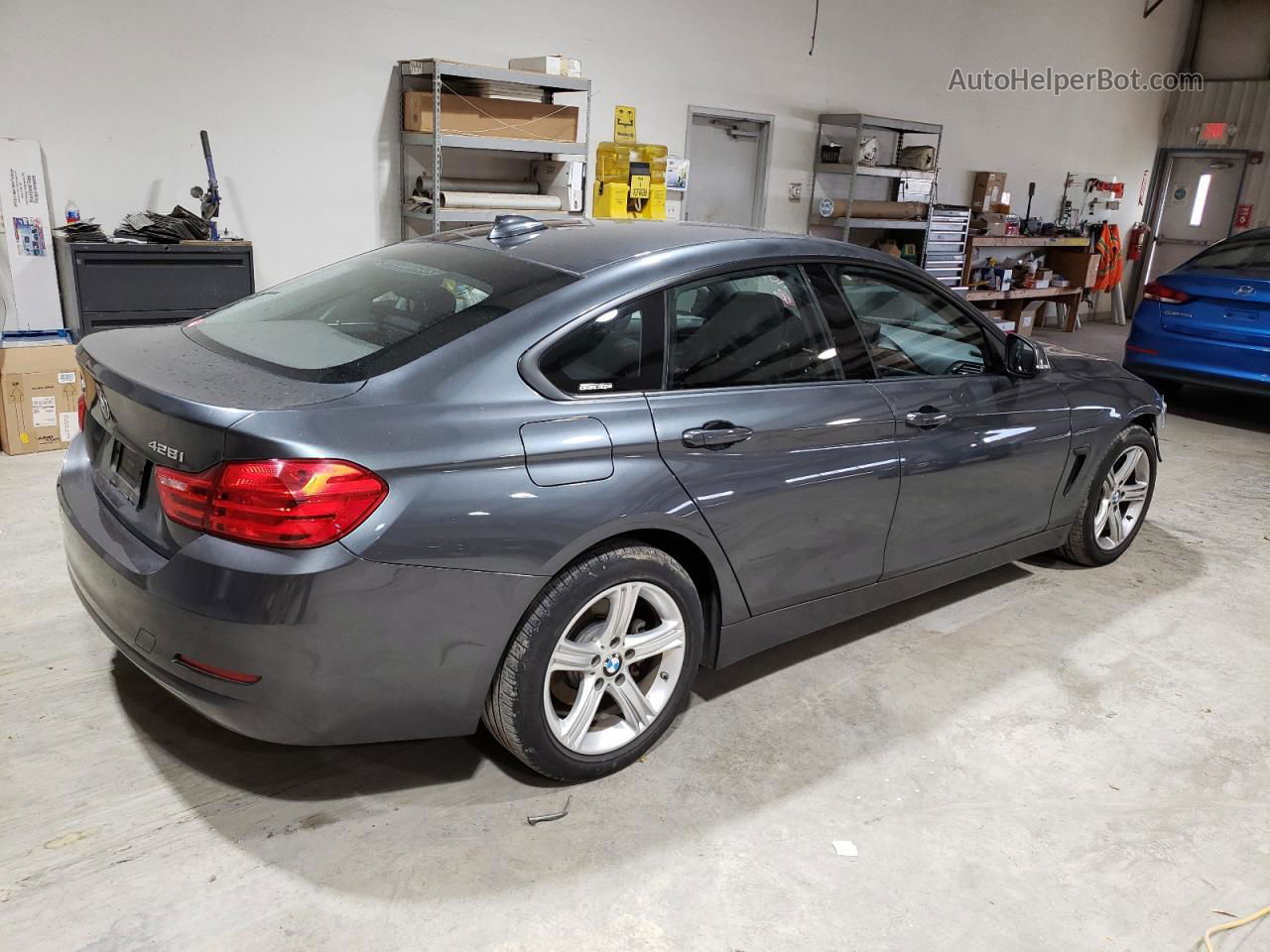 2015 Bmw 428 Xi Gran Coupe Sulev Gray vin: WBA4C9C52FD330290