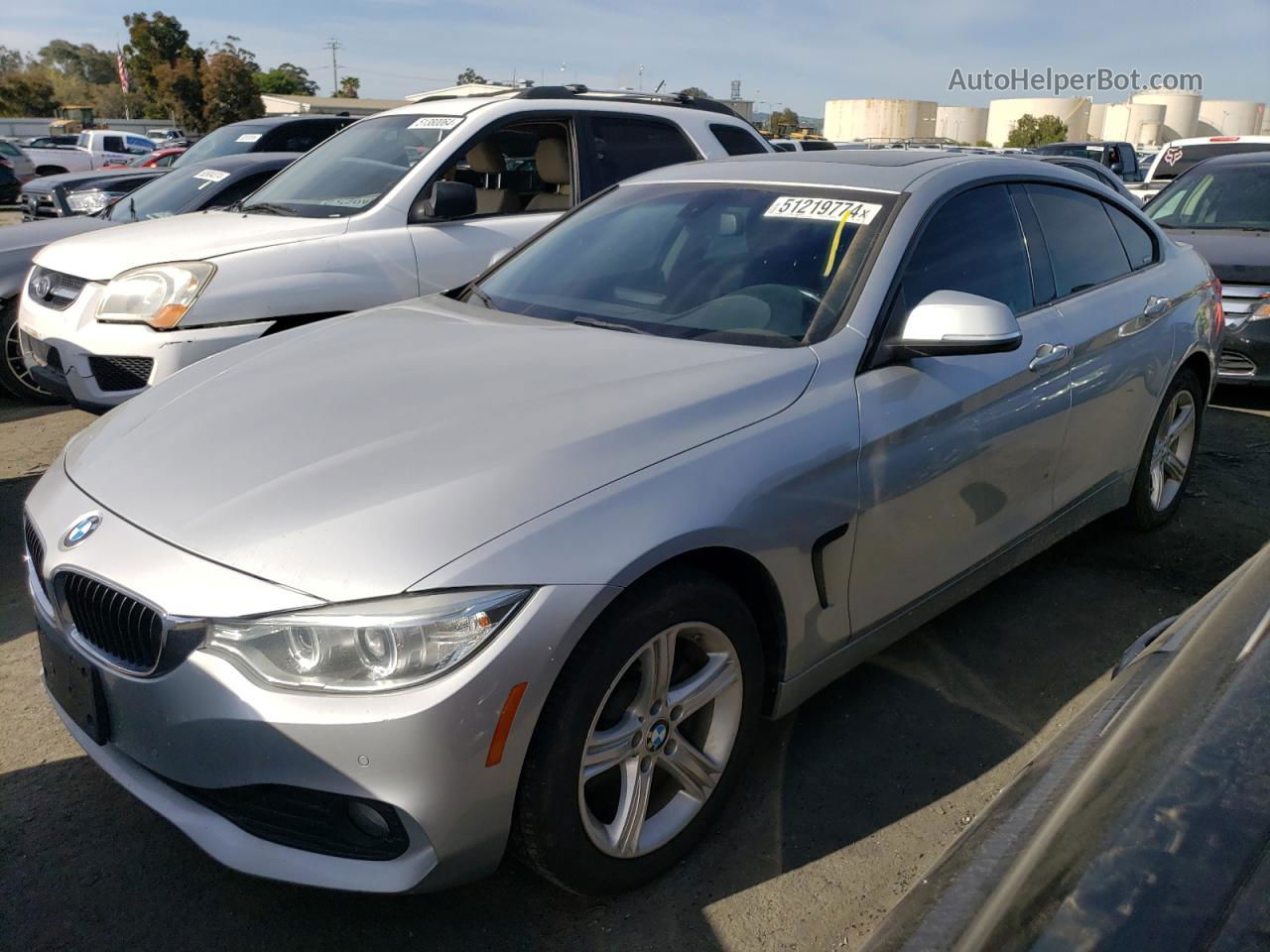 2015 Bmw 428 Xi Gran Coupe Sulev Silver vin: WBA4C9C52FG135501