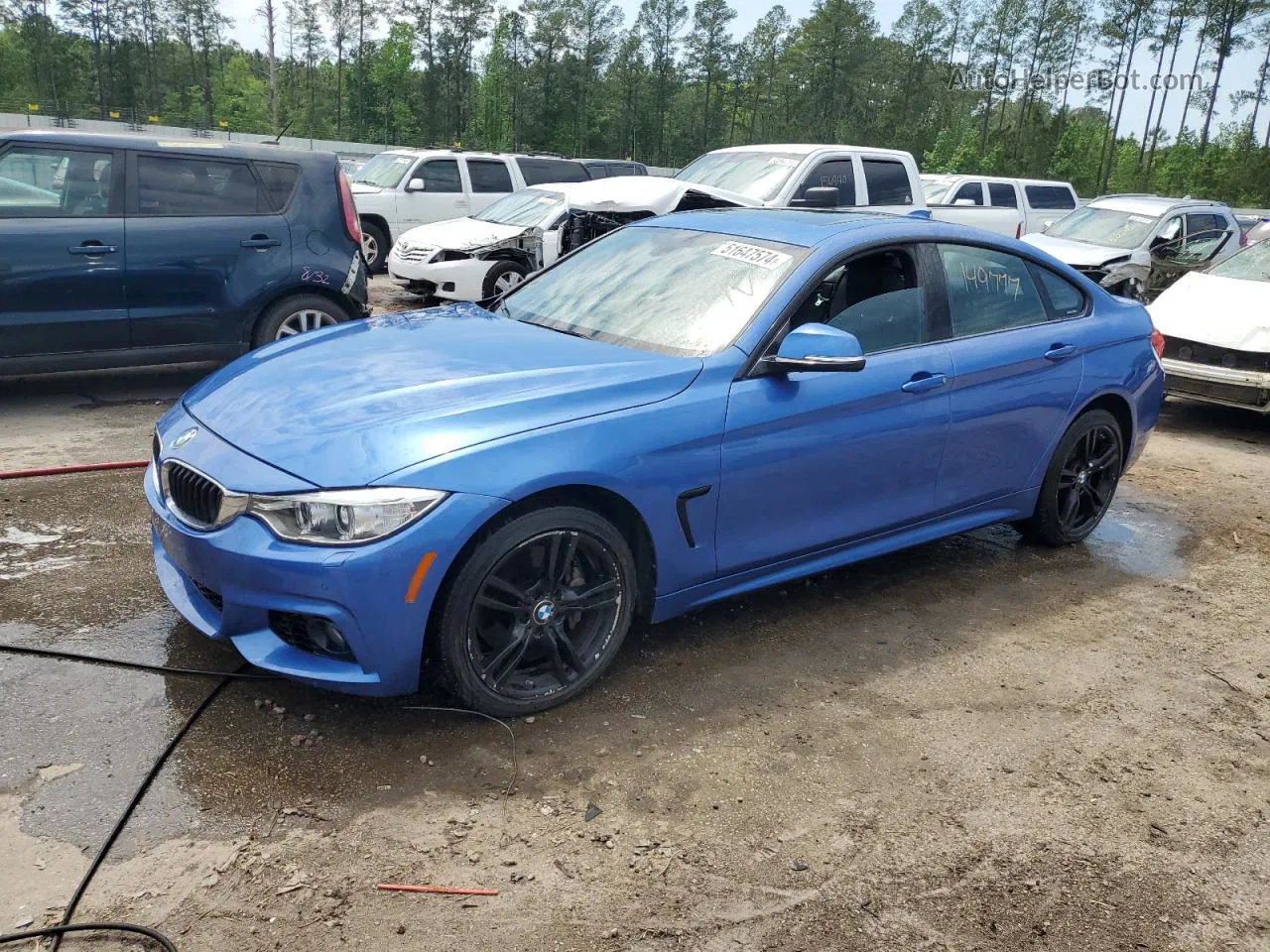 2016 Bmw 428 Xi Gran Coupe Sulev Blue vin: WBA4C9C53GG139123