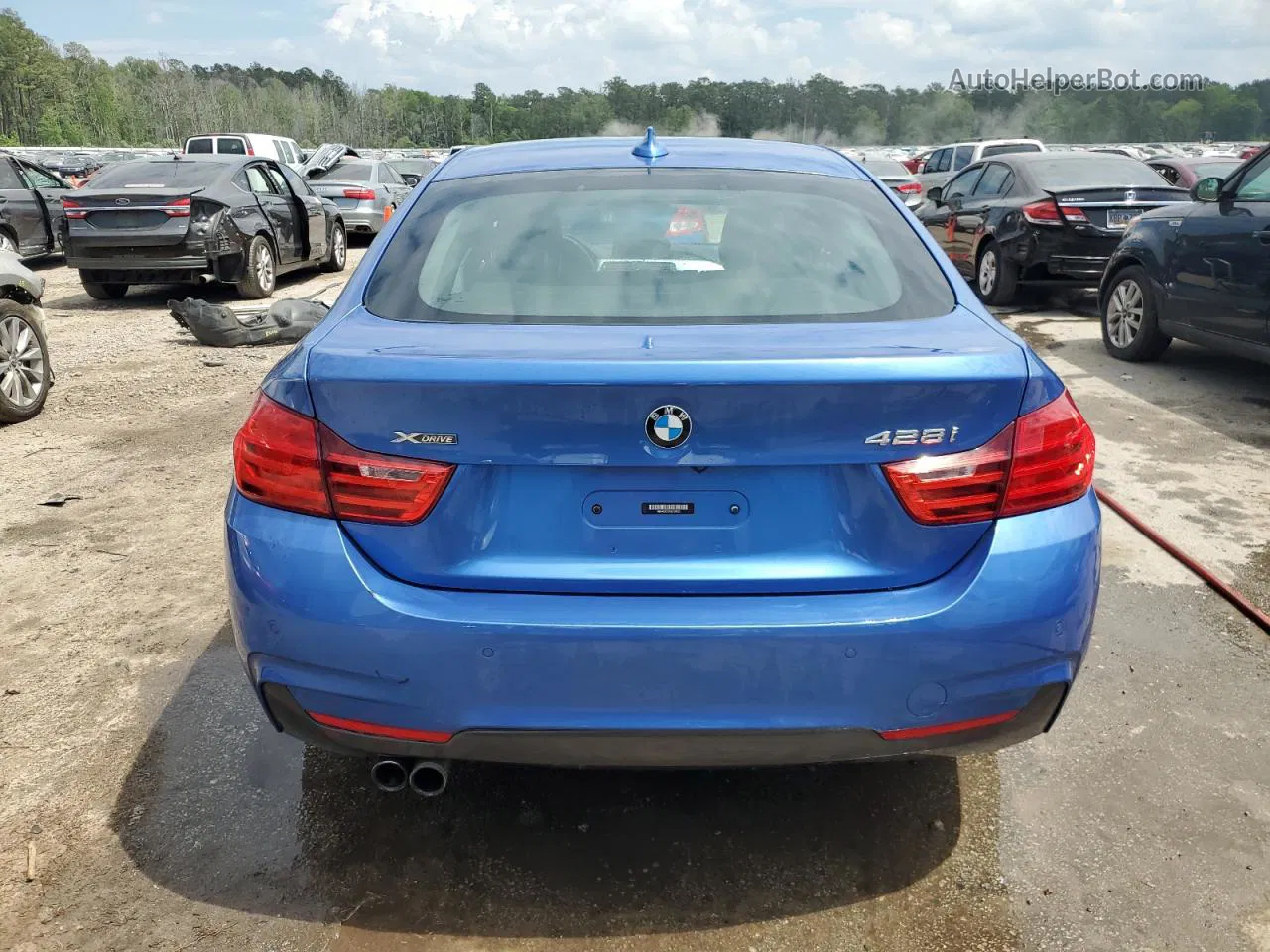 2016 Bmw 428 Xi Gran Coupe Sulev Blue vin: WBA4C9C53GG139123