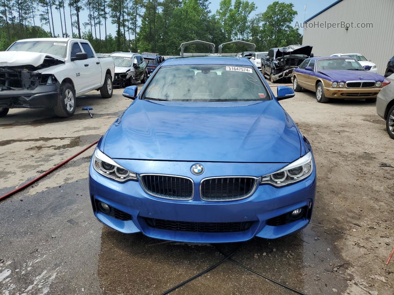 2016 Bmw 428 Xi Gran Coupe Sulev Blue vin: WBA4C9C53GG139123