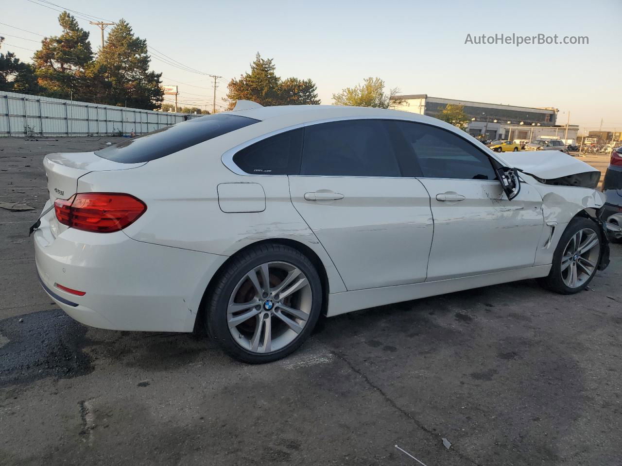 2016 Bmw 428 Xi Gran Coupe Sulev White vin: WBA4C9C54GG136683