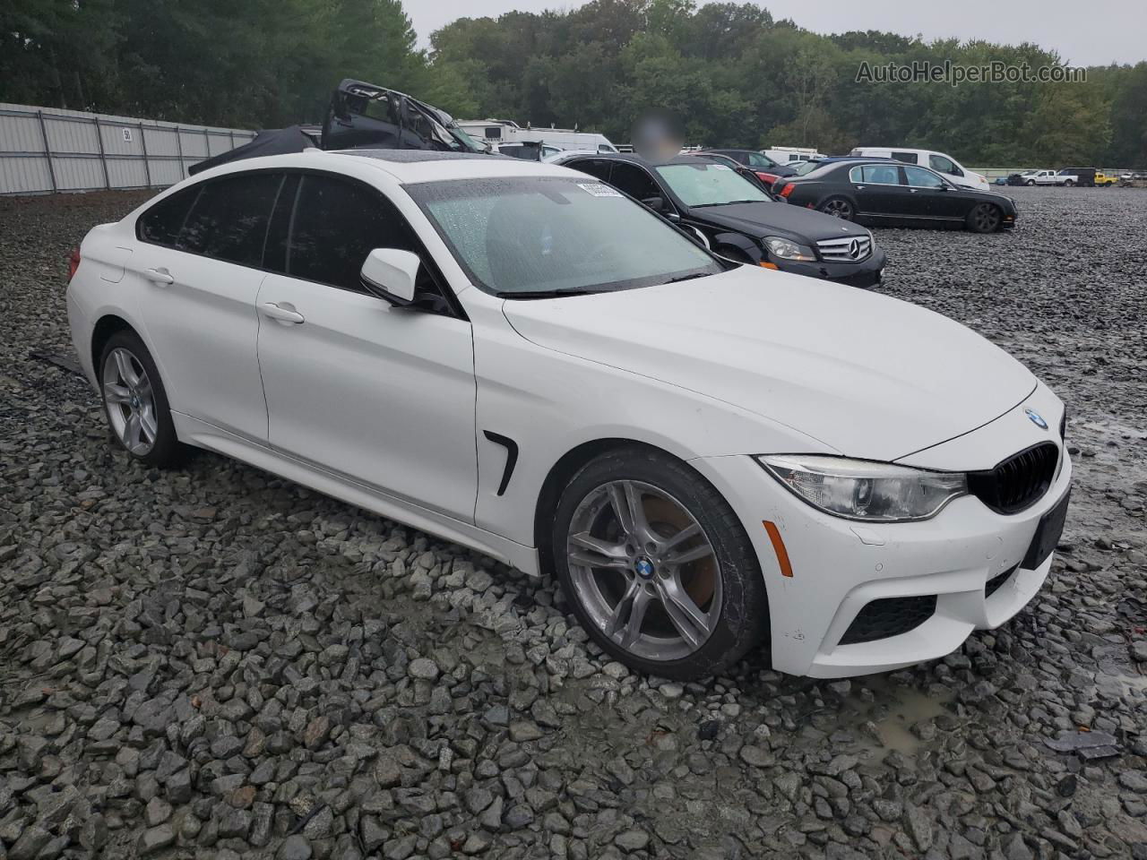 2015 Bmw 428 Xi Gran Coupe Sulev White vin: WBA4C9C57FD330527