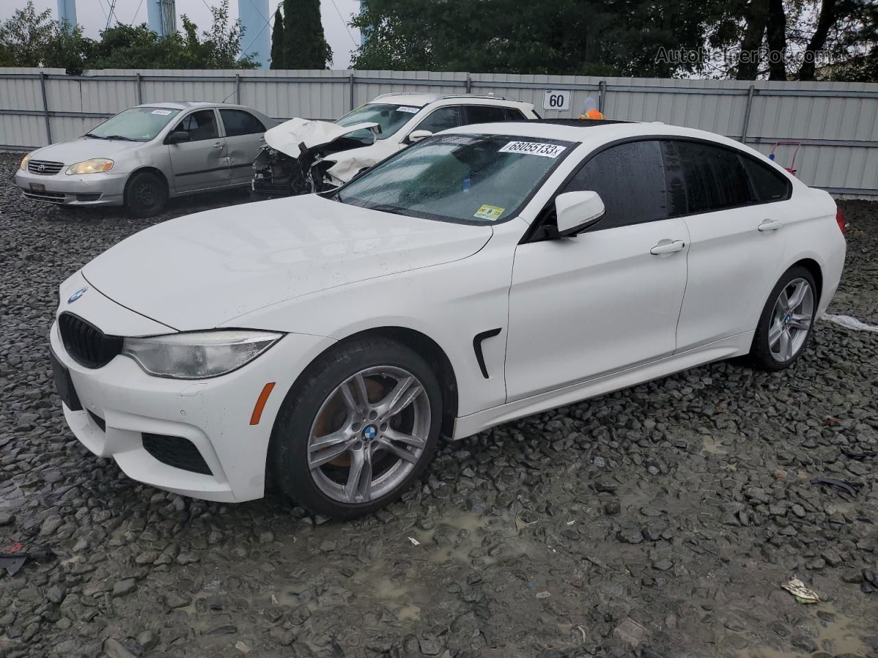 2015 Bmw 428 Xi Gran Coupe Sulev White vin: WBA4C9C57FD330527