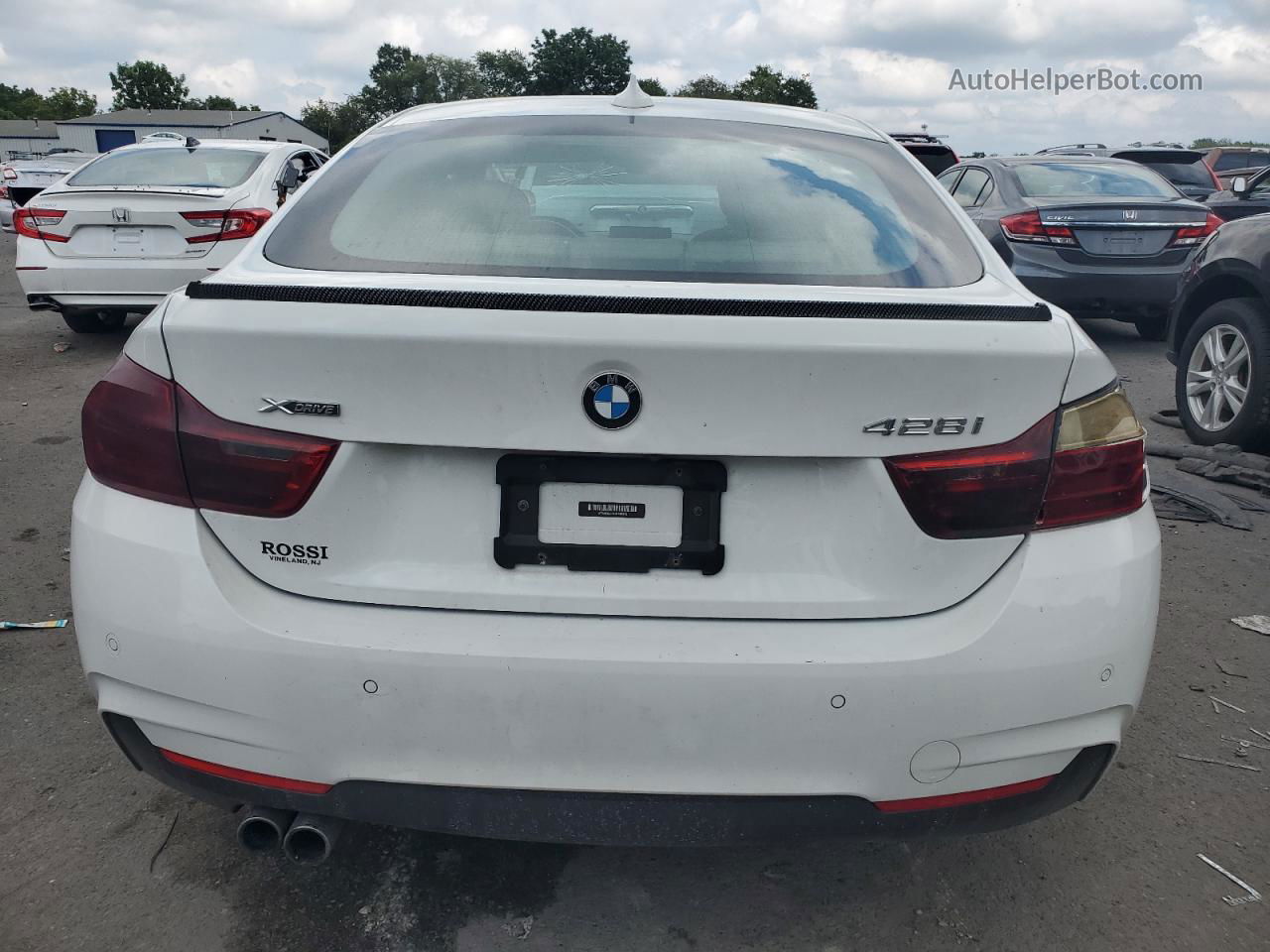 2016 Bmw 428 Xi Gran Coupe Sulev White vin: WBA4C9C57GG136578