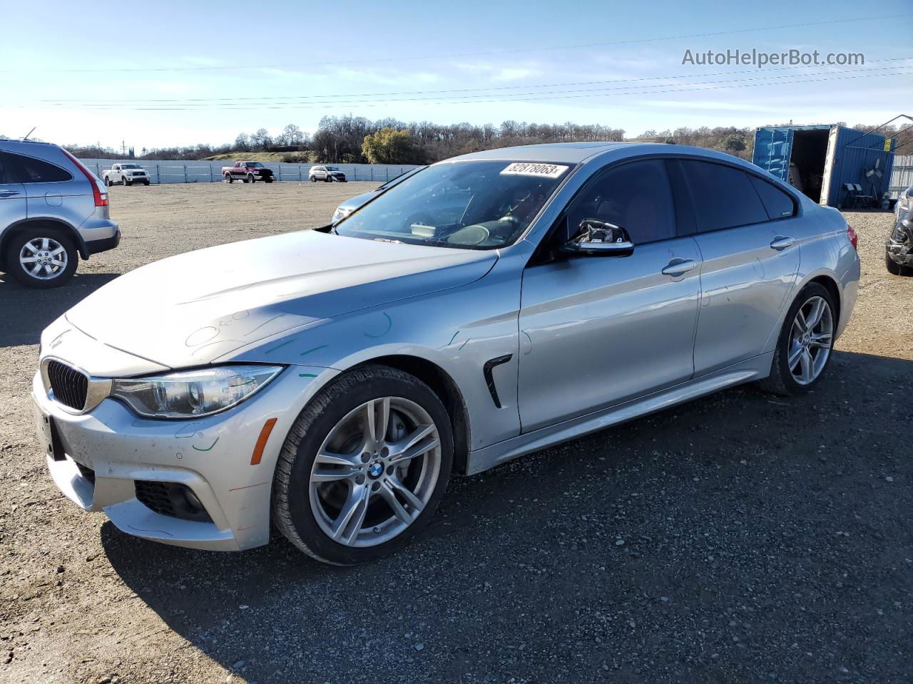 2016 Bmw 428 Xi Gran Coupe Sulev Silver vin: WBA4C9C57GG141022