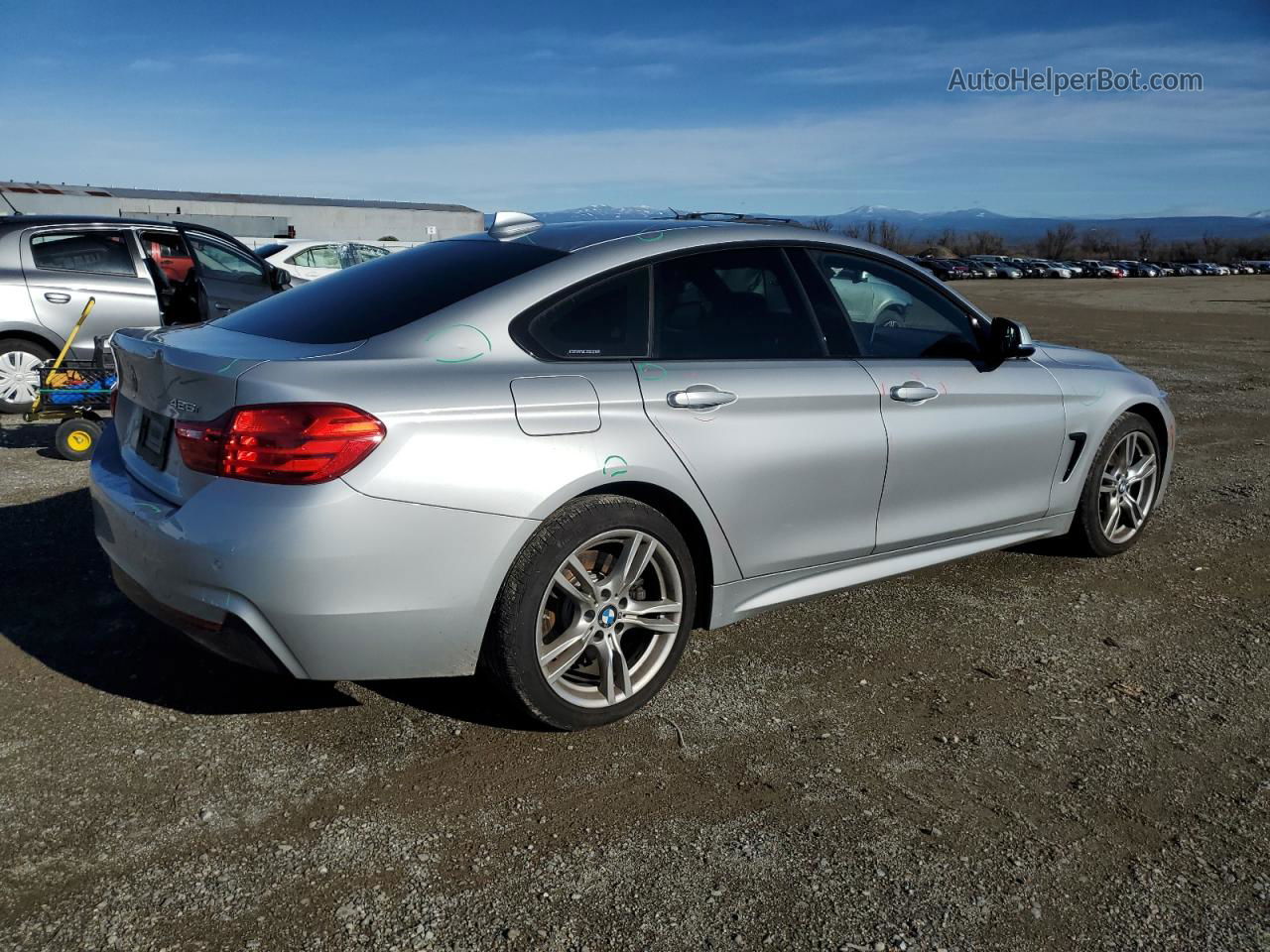 2016 Bmw 428 Xi Gran Coupe Sulev Silver vin: WBA4C9C57GG141022