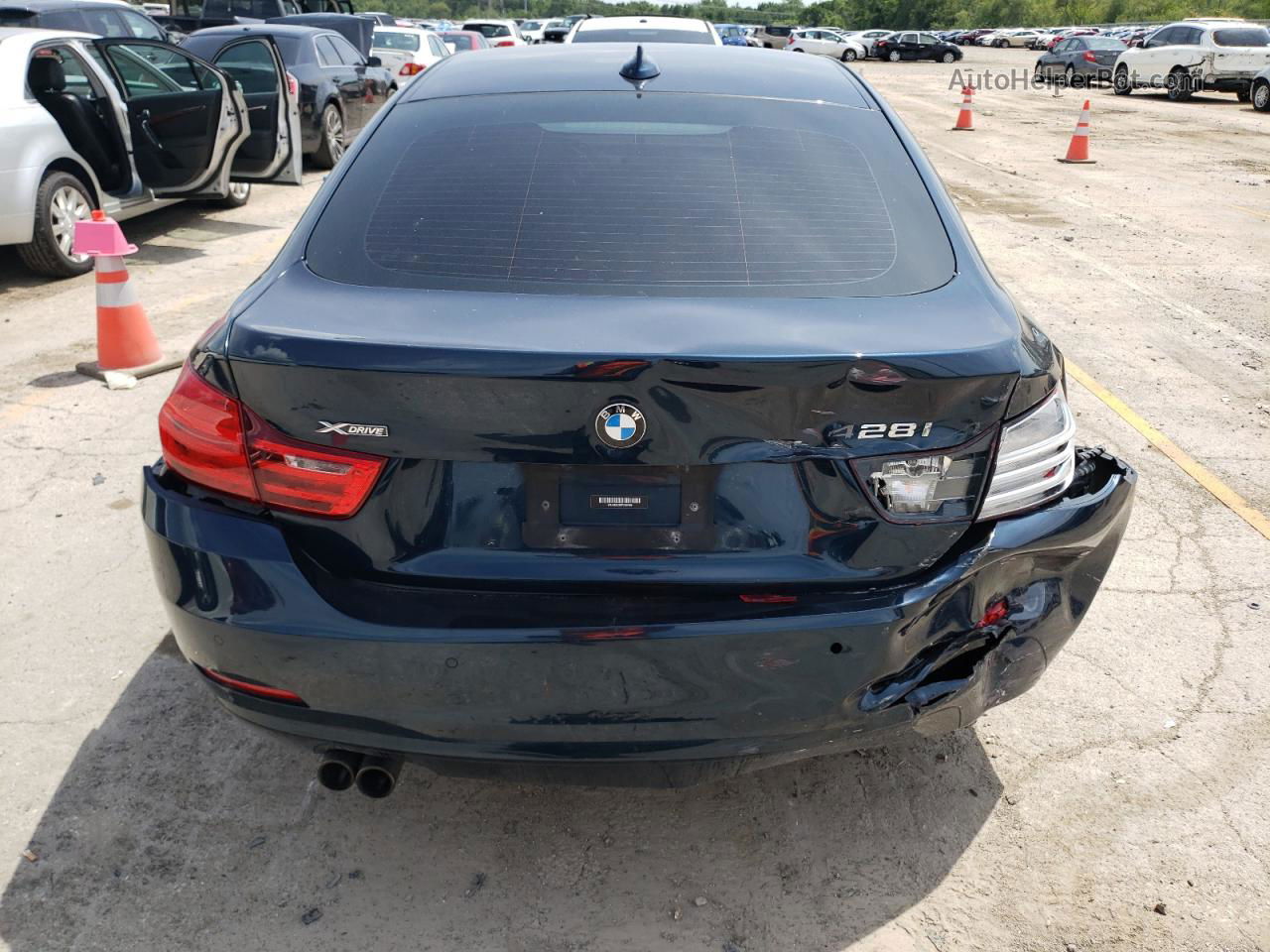 2015 Bmw 428 Xi Gran Coupe Sulev Blue vin: WBA4C9C58FD330908