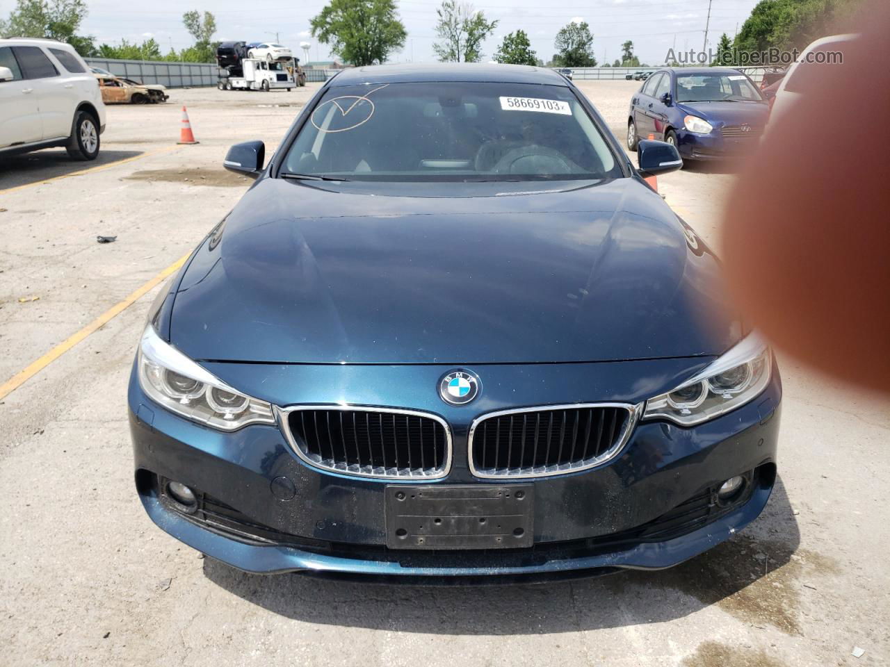 2015 Bmw 428 Xi Gran Coupe Sulev Blue vin: WBA4C9C58FD330908