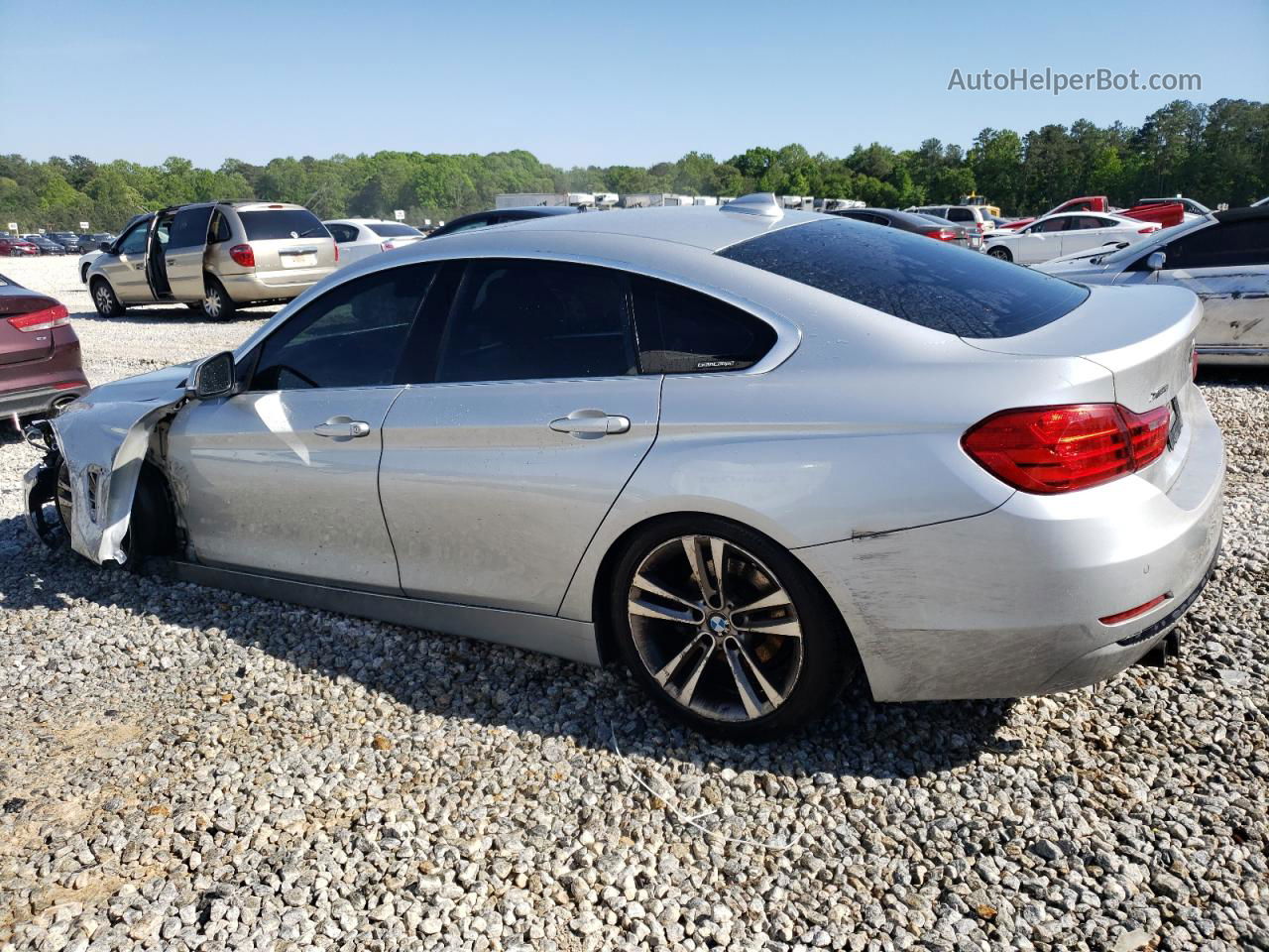 2016 Bmw 428 Xi Gran Coupe Sulev Silver vin: WBA4C9C58GG140106