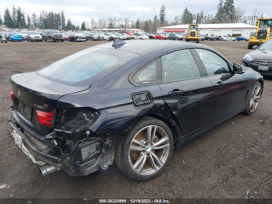 2017 Bmw 440i Gran Coupe Black vin: WBA4E3C34HG187575