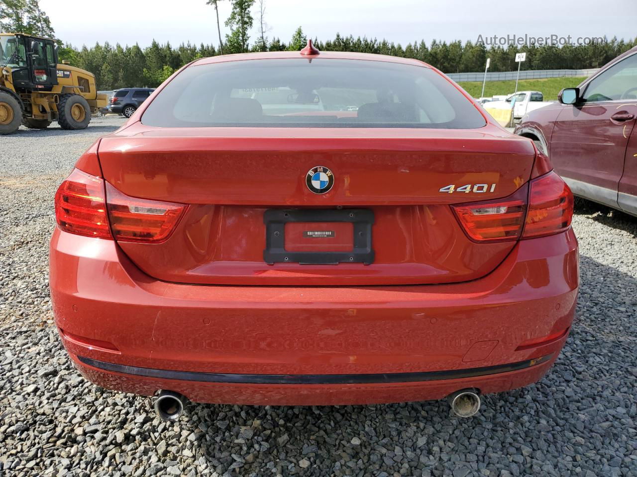 2017 Bmw 440i Gran Coupe Red vin: WBA4E3C37HG187358