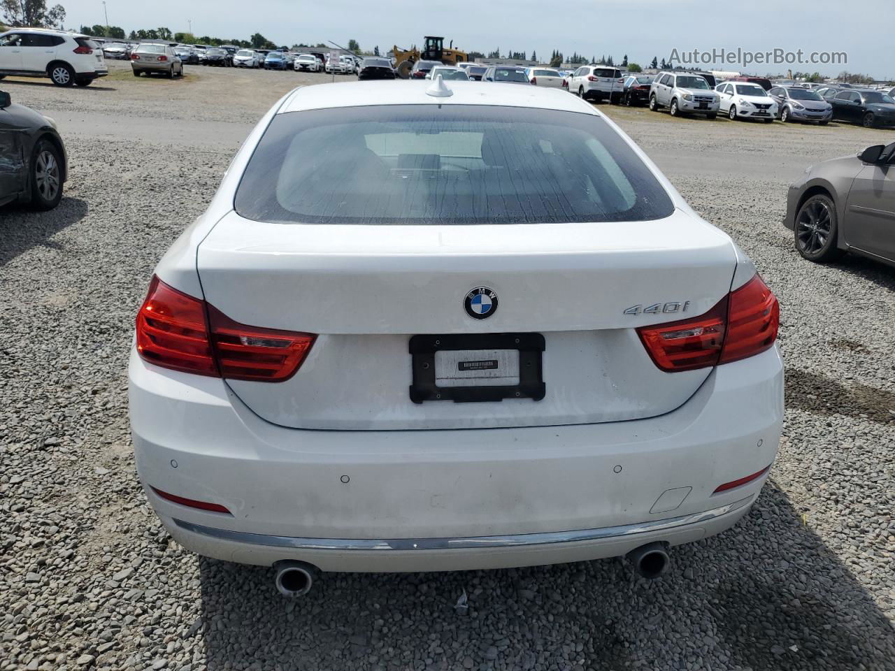 2017 Bmw 440i Gran Coupe White vin: WBA4E3C37HG187473