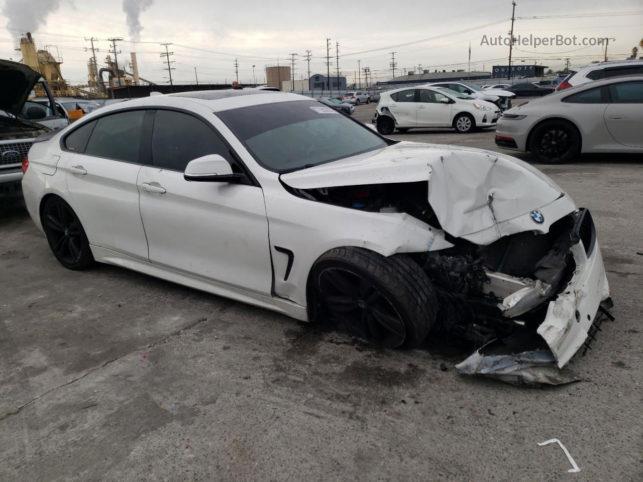 2017 Bmw 440i Gran Coupe White vin: WBA4E3C50HG186716