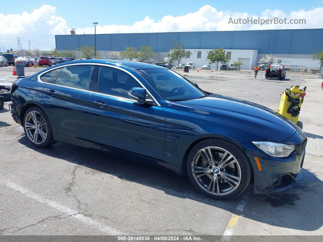 2017 Bmw 440i Gran Coupe   Dark Blue vin: WBA4E3C54HG187108