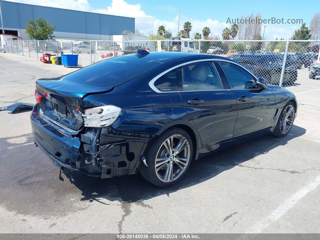 2017 Bmw 440i Gran Coupe   Dark Blue vin: WBA4E3C54HG187108