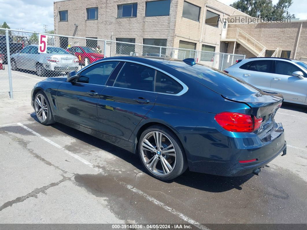 2017 Bmw 440i Gran Coupe   Dark Blue vin: WBA4E3C54HG187108