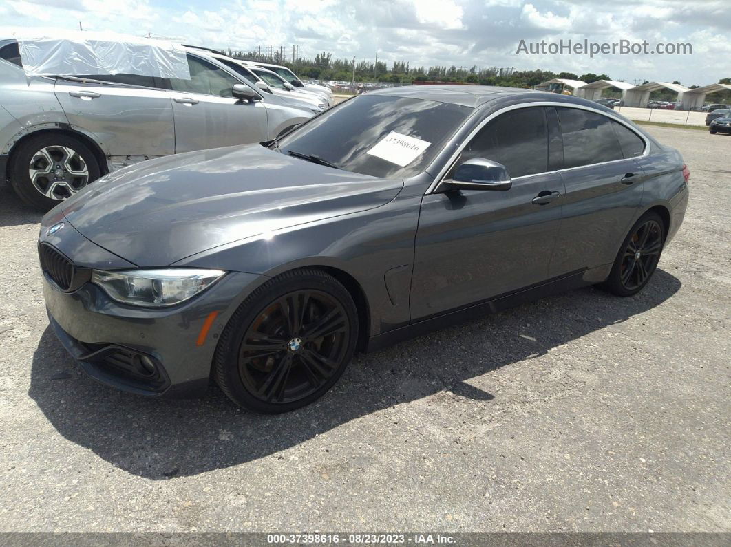 2017 Bmw 4 Series 440i Gray vin: WBA4E3C56HG186994