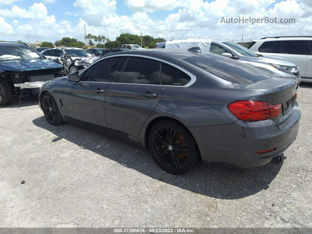 2017 Bmw 4 Series 440i Gray vin: WBA4E3C56HG186994