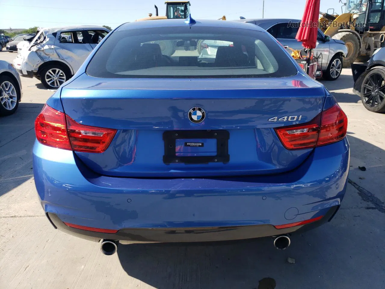 2017 Bmw 440i Gran Coupe Blue vin: WBA4E3C58HG186866