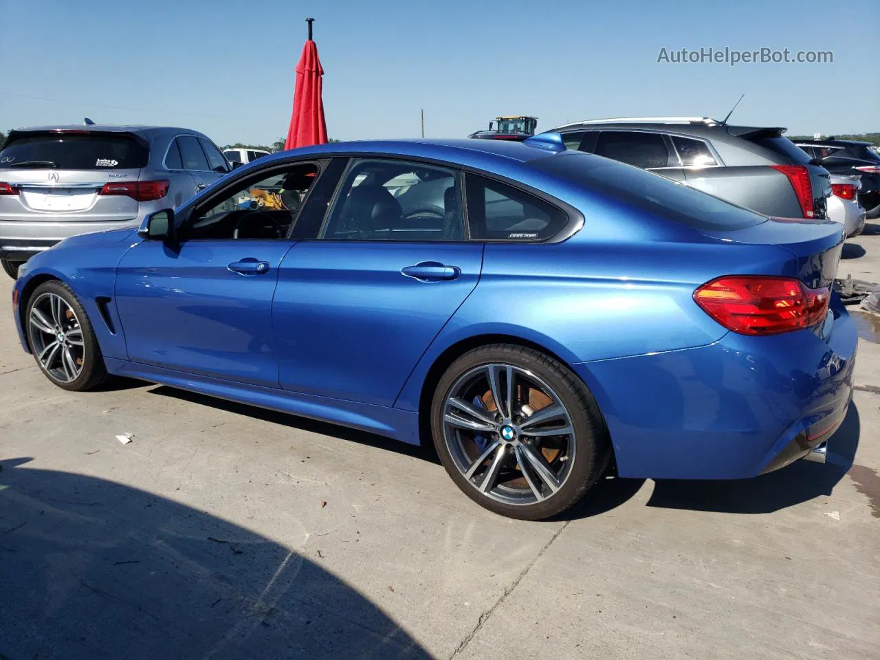 2017 Bmw 440i Gran Coupe Blue vin: WBA4E3C58HG186866