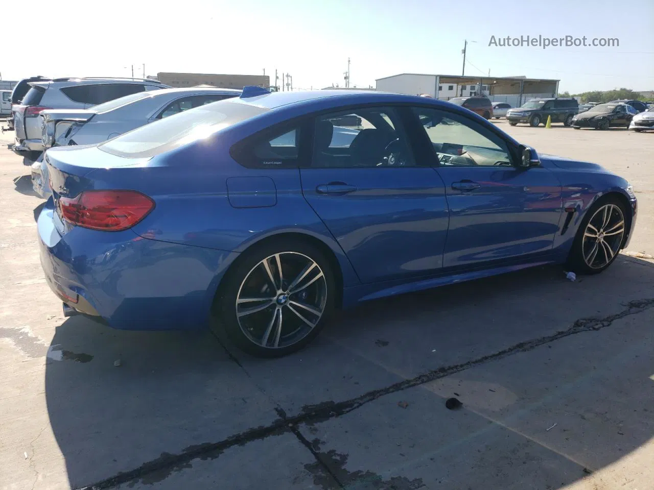 2017 Bmw 440i Gran Coupe Blue vin: WBA4E3C58HG186866