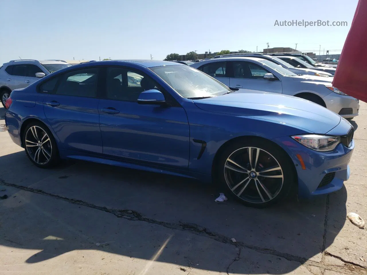 2017 Bmw 440i Gran Coupe Blue vin: WBA4E3C58HG186866