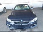 2017 Bmw 4 Series 440i Blue vin: WBA4E3C58HG187158