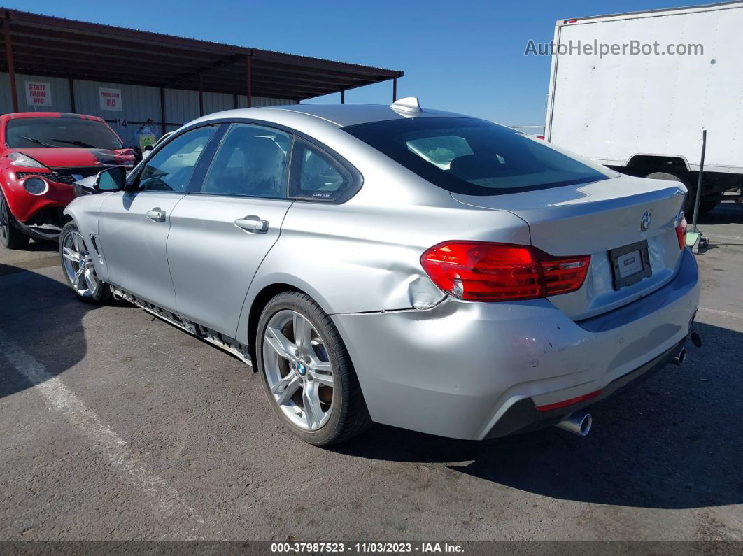 2017 Bmw 440i Gran Coupe Silver vin: WBA4E3C58HG187192