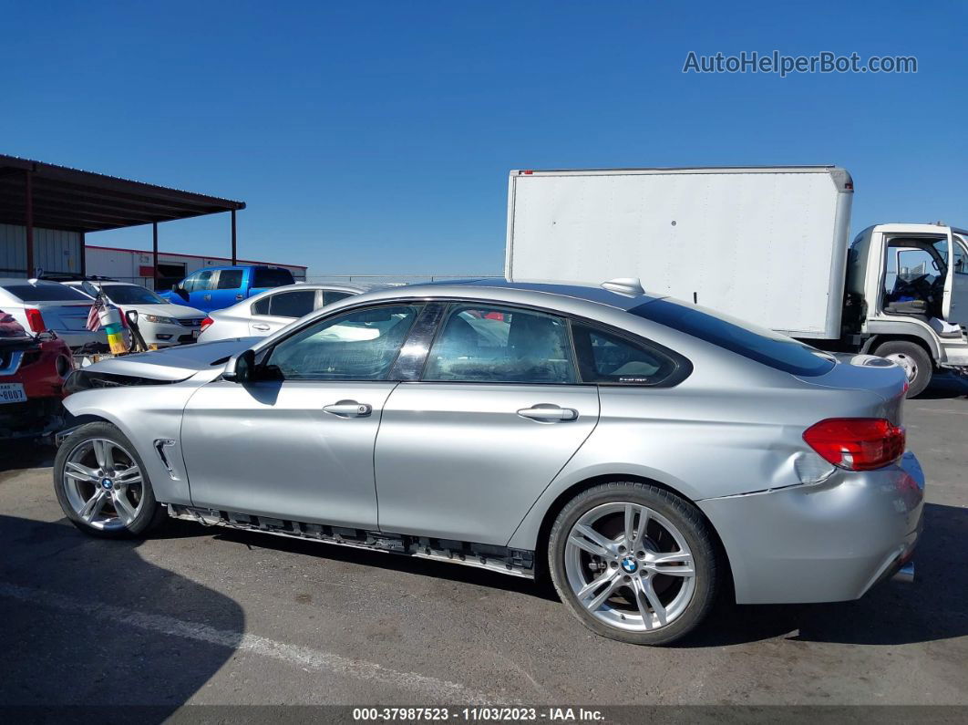 2017 Bmw 440i Gran Coupe Silver vin: WBA4E3C58HG187192