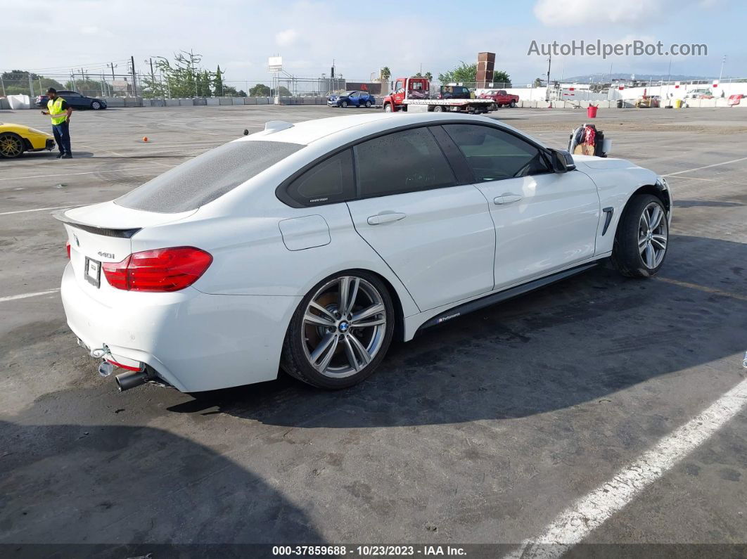 2017 Bmw 4 Series 440i White vin: WBA4E3C5XHG186710