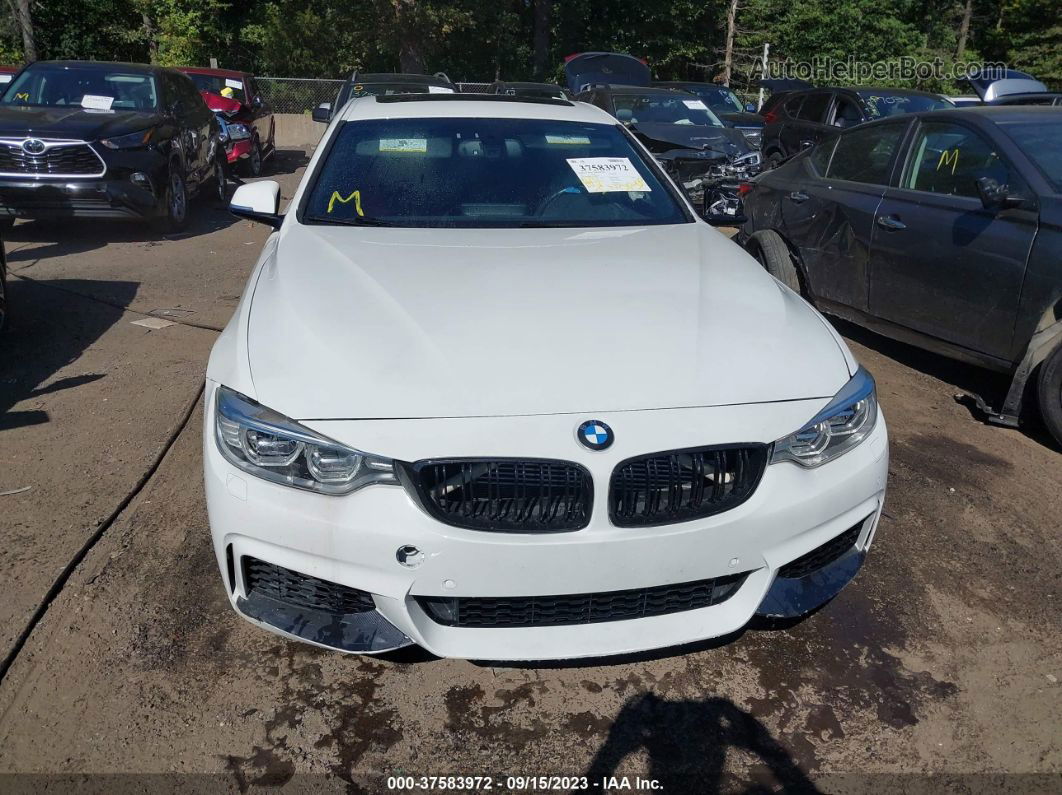 2017 Bmw 4 Series 440i Xdrive White vin: WBA4E5C51HG189197