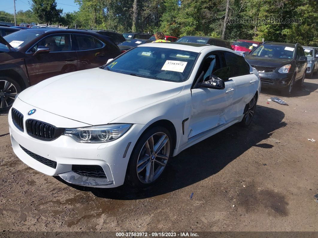 2017 Bmw 4 Series 440i Xdrive White vin: WBA4E5C51HG189197