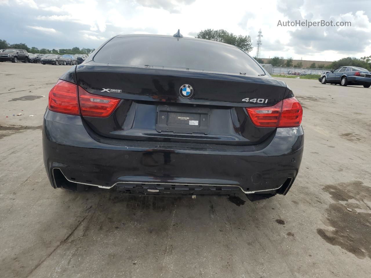 2017 Bmw 440xi Gran Coupe Black vin: WBA4E5C52HG188964