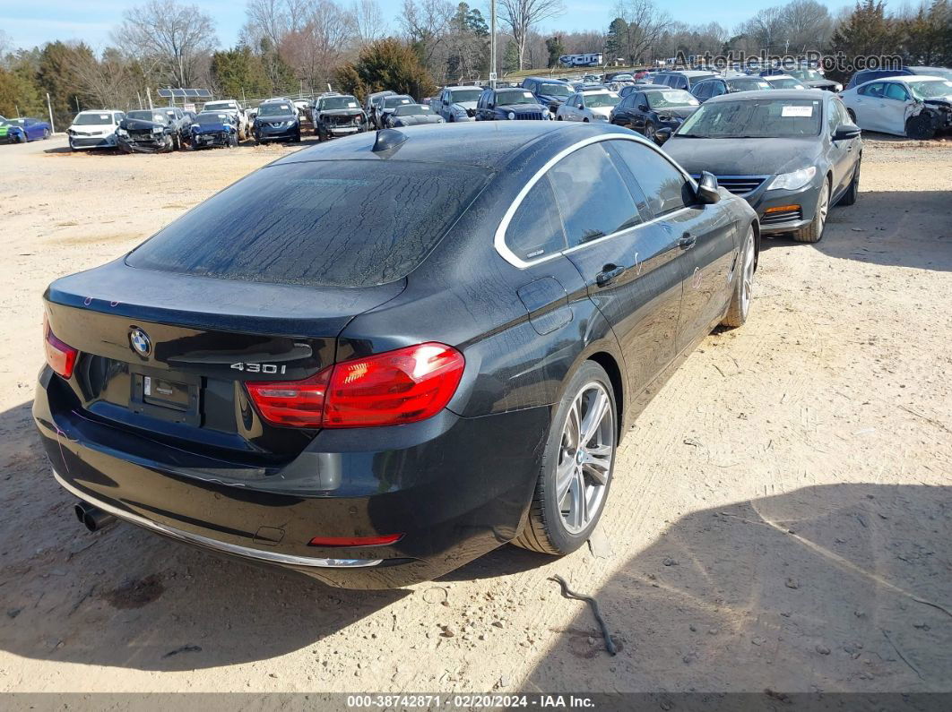 2017 Bmw 430i Gran Coupe   Черный vin: WBA4F7C30HG787823