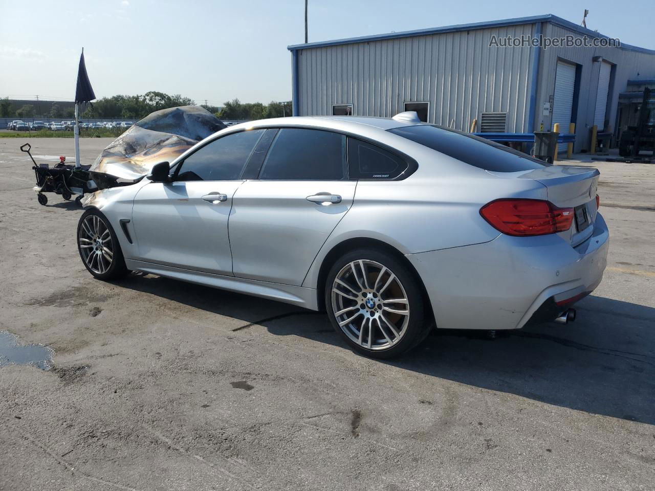 2017 Bmw 430i Gran Coupe Silver vin: WBA4F7C30HG789331