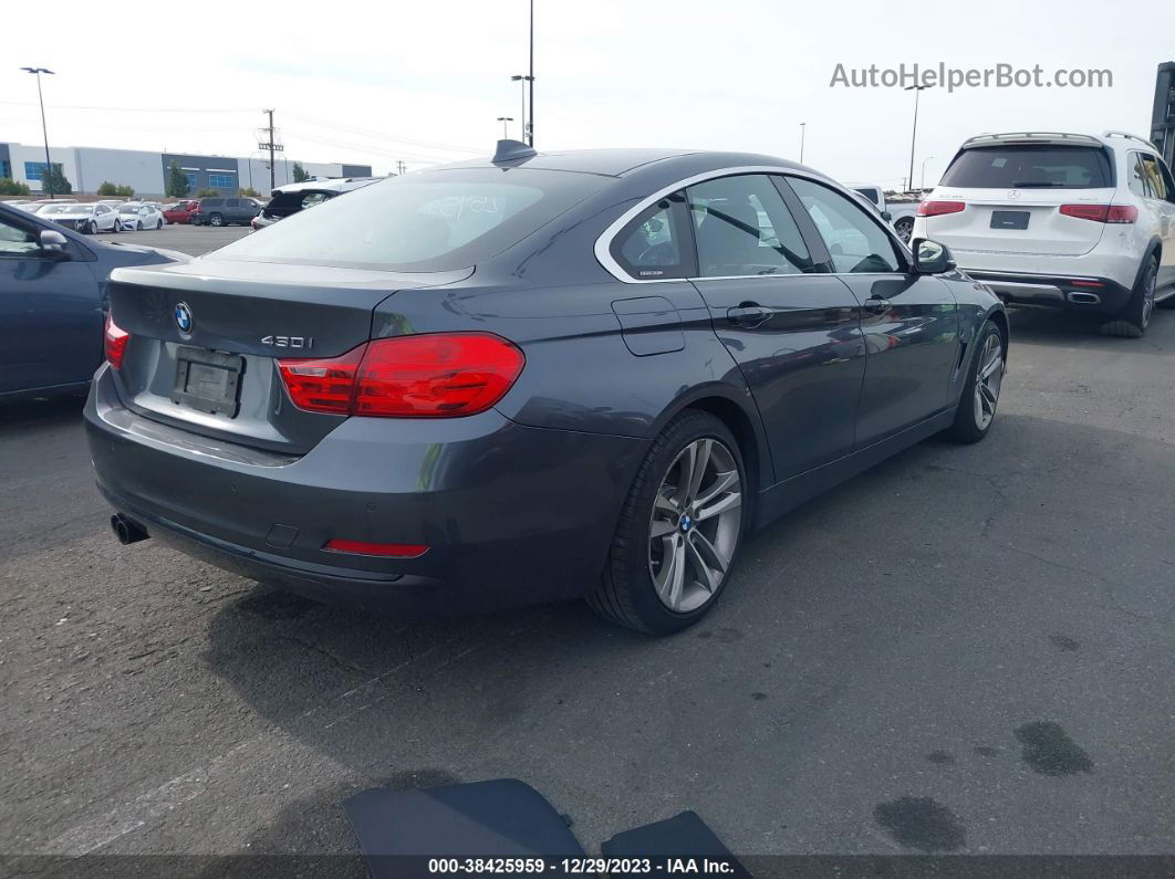 2017 Bmw 430i Gran Coupe   Gray vin: WBA4F7C31HG787913