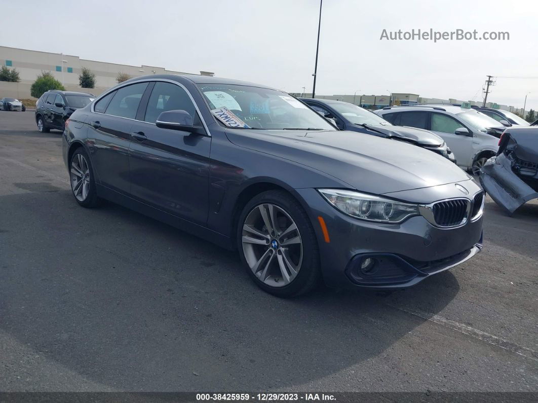 2017 Bmw 430i Gran Coupe   Gray vin: WBA4F7C31HG787913