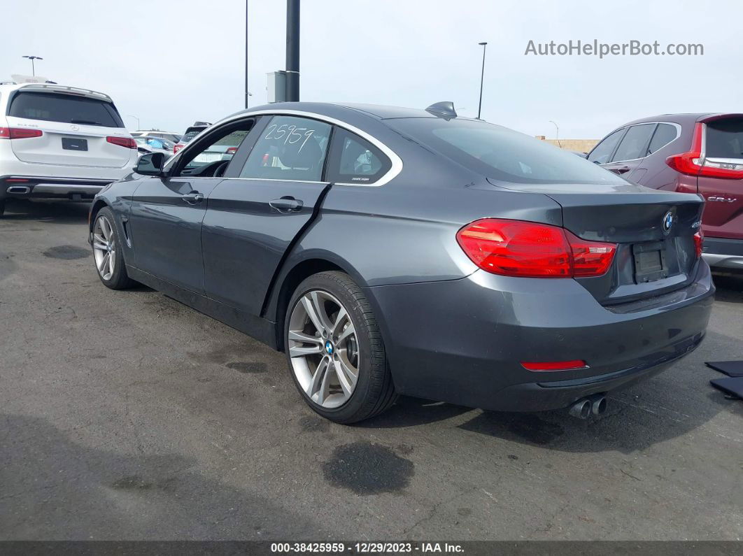 2017 Bmw 430i Gran Coupe   Gray vin: WBA4F7C31HG787913