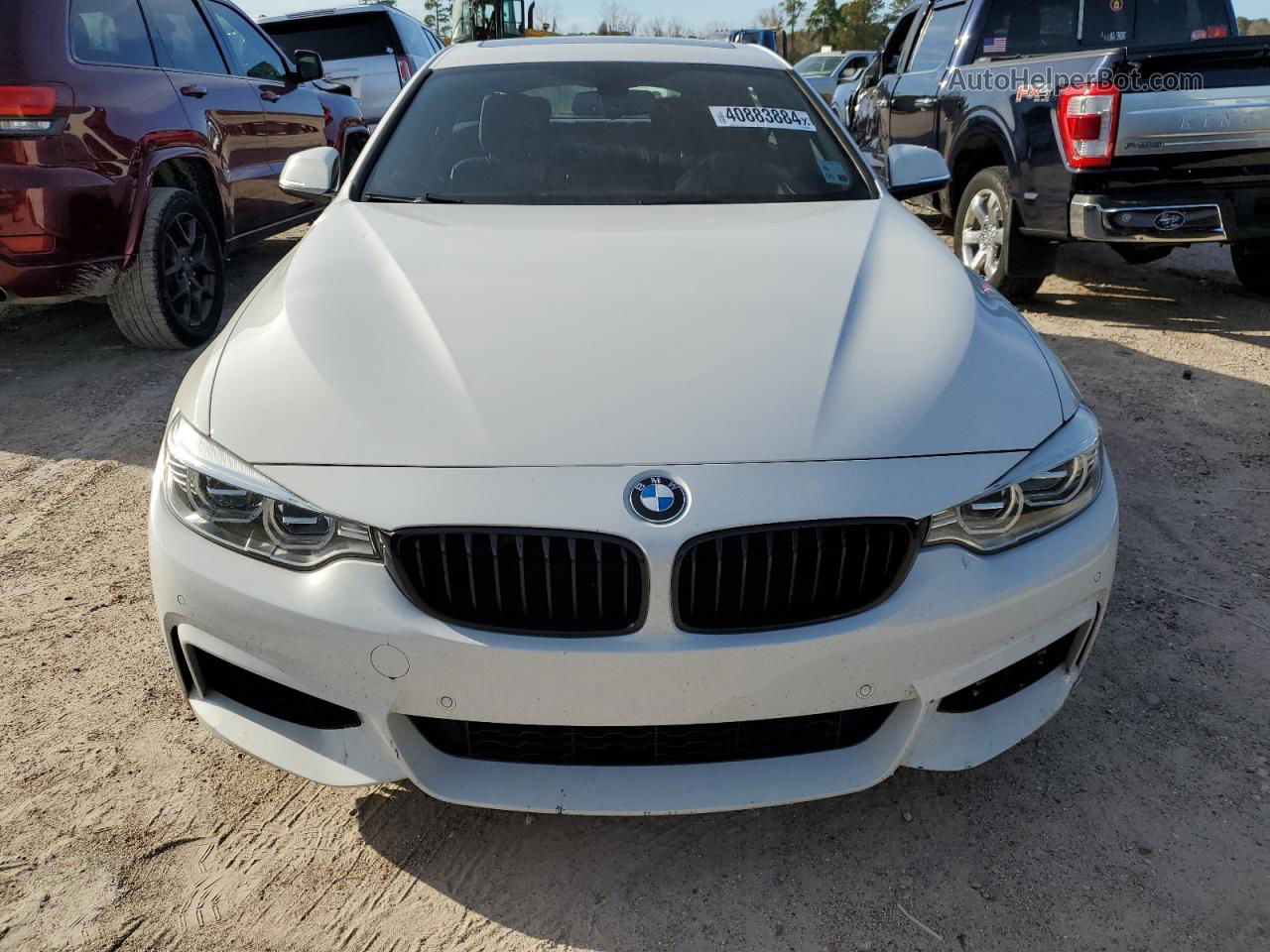 2017 Bmw 430i Gran Coupe White vin: WBA4F7C31HG788026