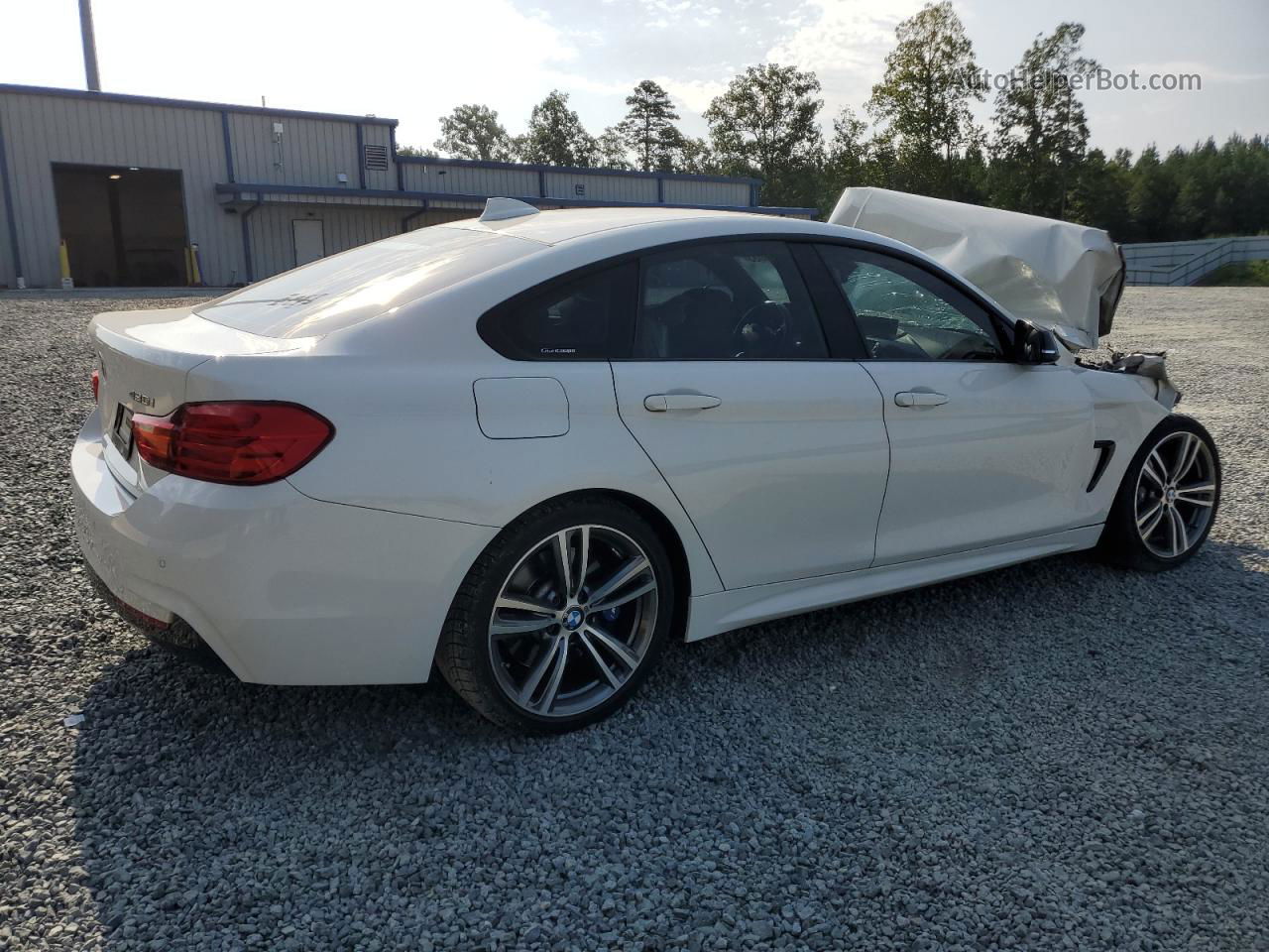 2017 Bmw 430i Gran Coupe White vin: WBA4F7C31HG788138