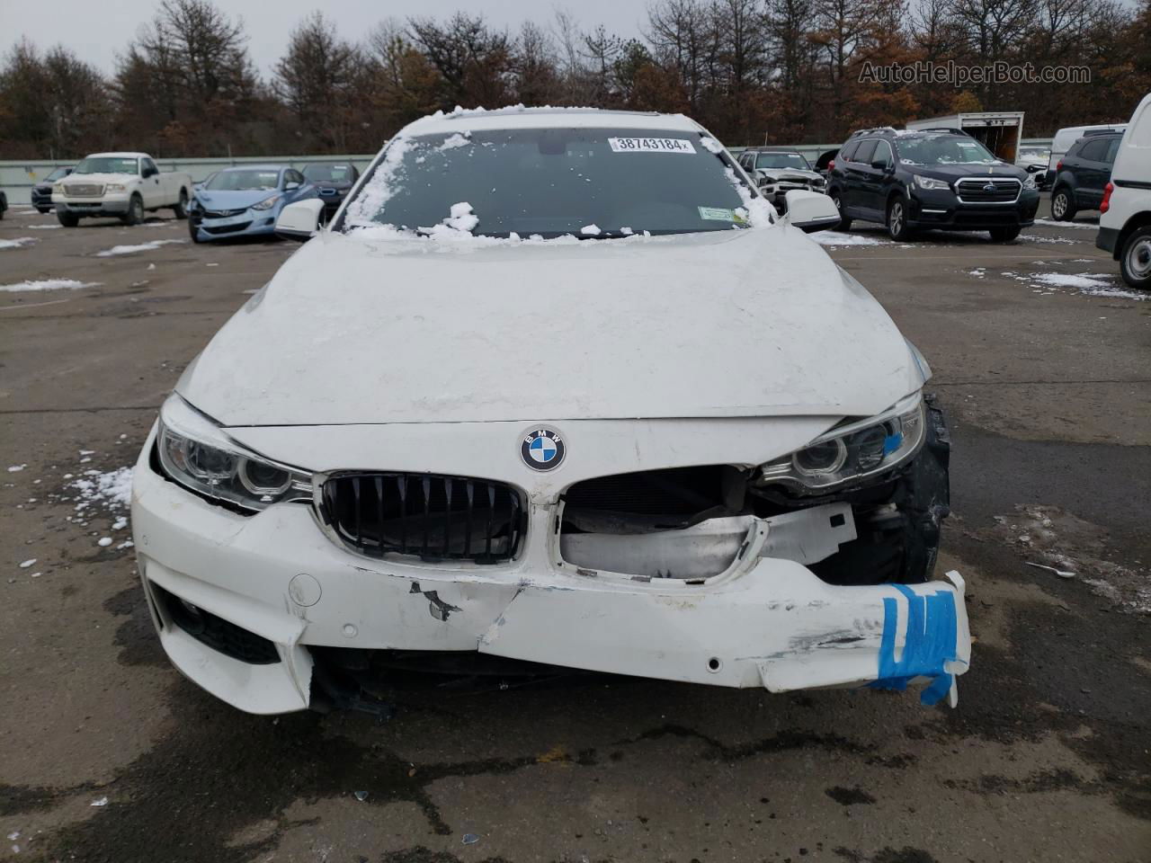 2017 Bmw 430i Gran Coupe White vin: WBA4F7C31HG789628