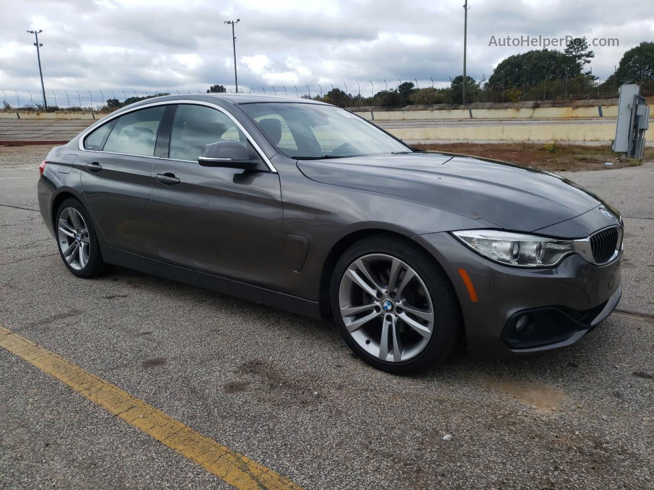 2017 Bmw 430i Gran Coupe Gray vin: WBA4F7C32HG789220