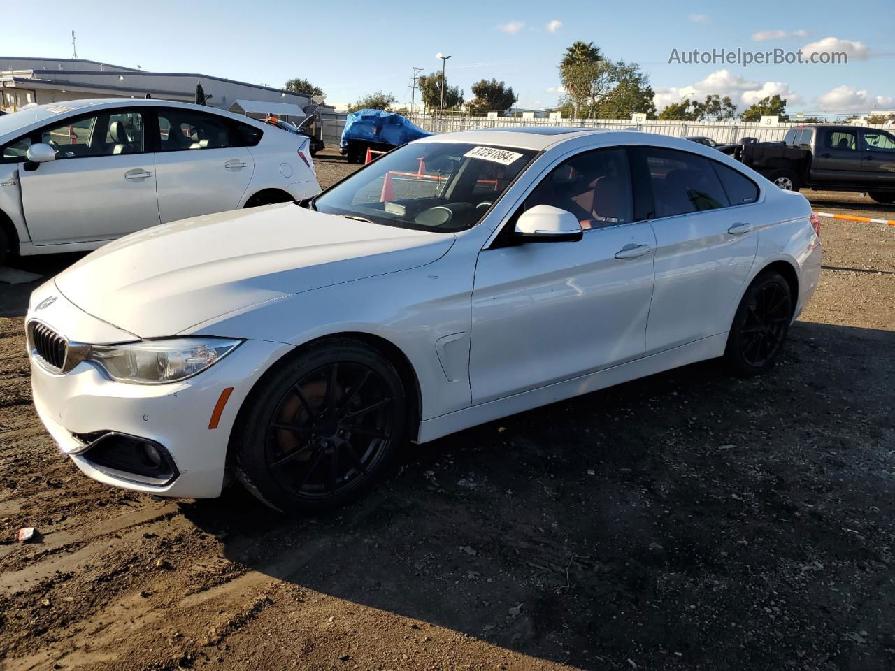 2017 Bmw 430i Gran Coupe Белый vin: WBA4F7C33HG788710