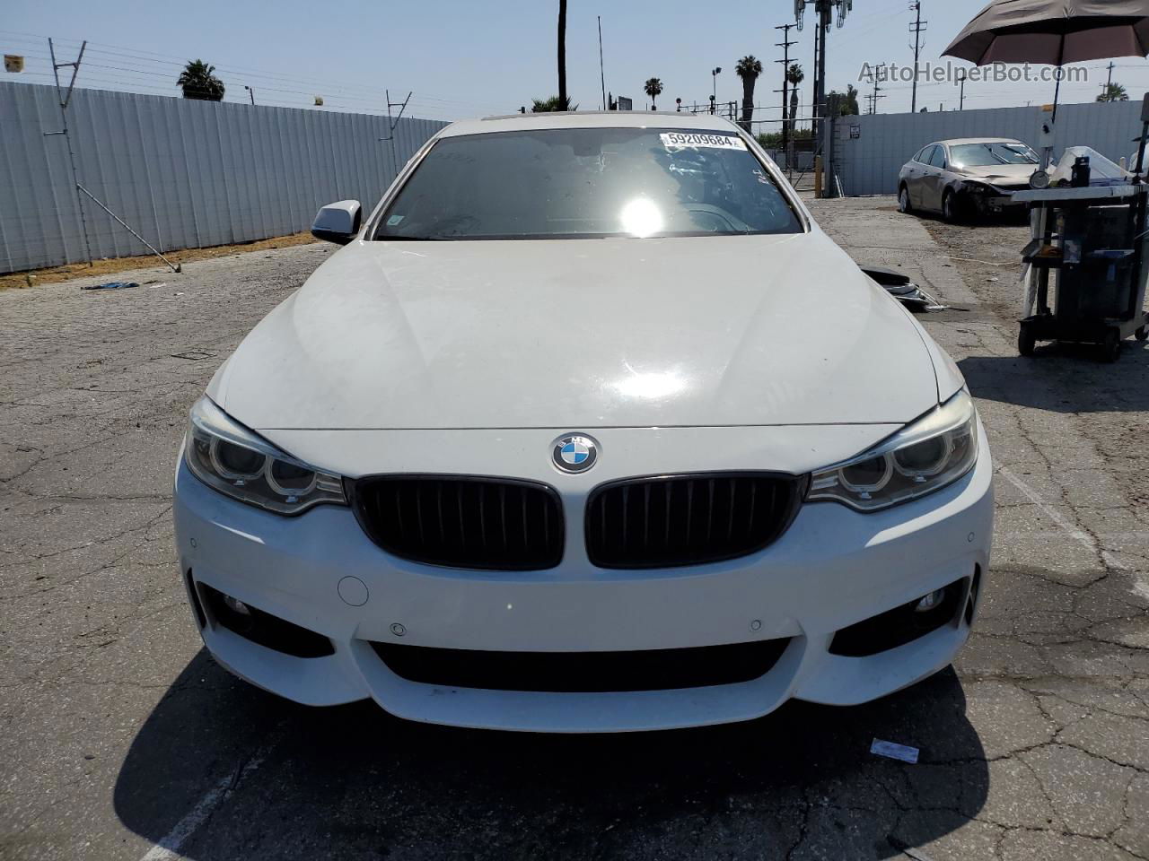 2017 Bmw 430i Gran Coupe White vin: WBA4F7C37HG788550