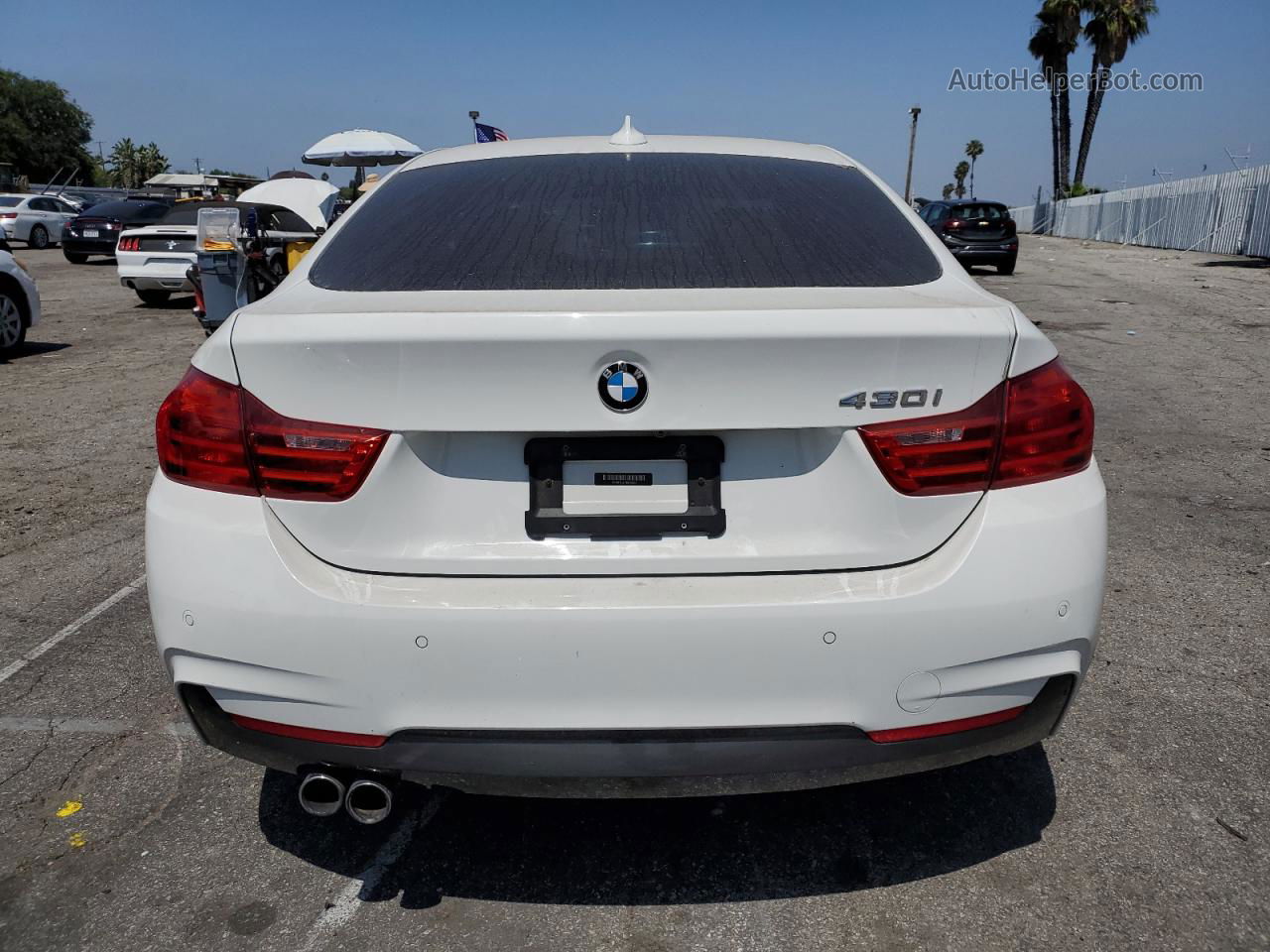 2017 Bmw 430i Gran Coupe White vin: WBA4F7C37HG788550