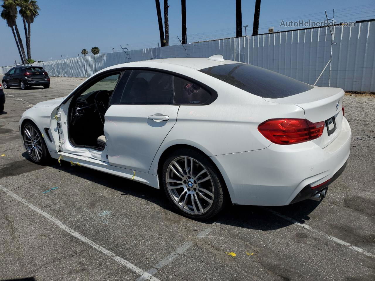 2017 Bmw 430i Gran Coupe White vin: WBA4F7C37HG788550