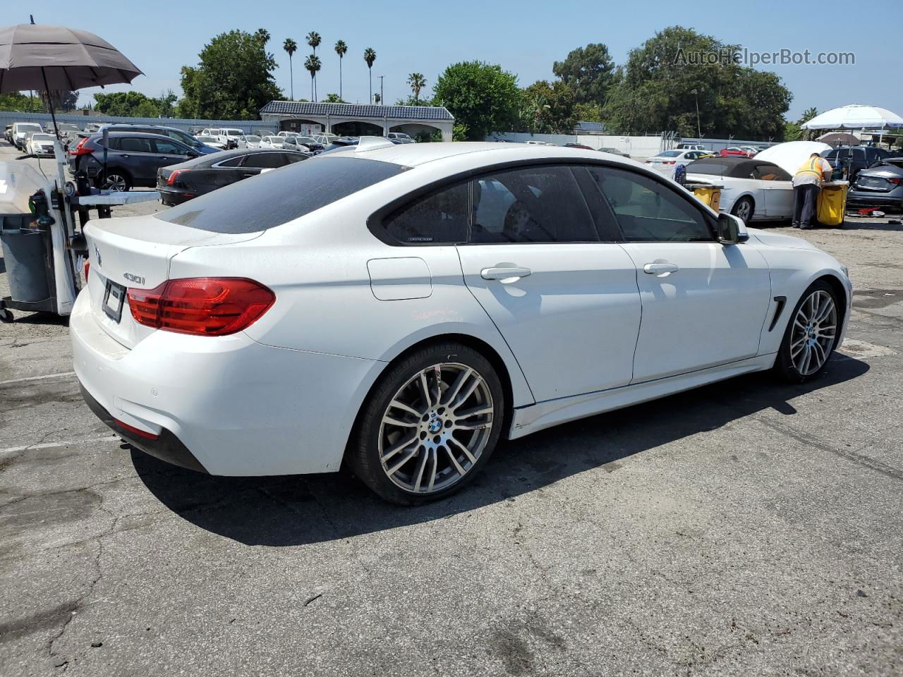 2017 Bmw 430i Gran Coupe White vin: WBA4F7C37HG788550