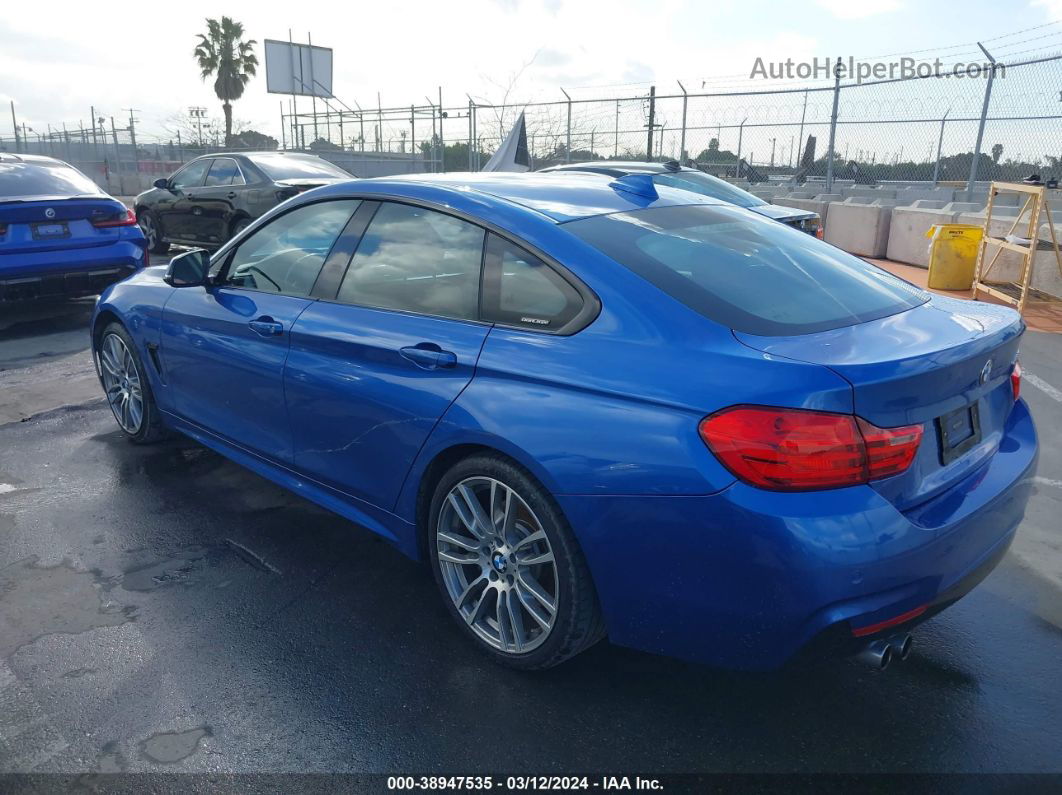 2017 Bmw 430i Gran Coupe   Blue vin: WBA4F7C39HG787643