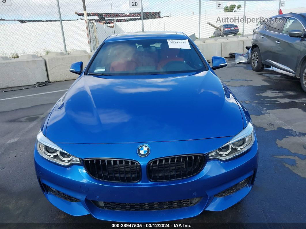 2017 Bmw 430i Gran Coupe   Синий vin: WBA4F7C39HG787643